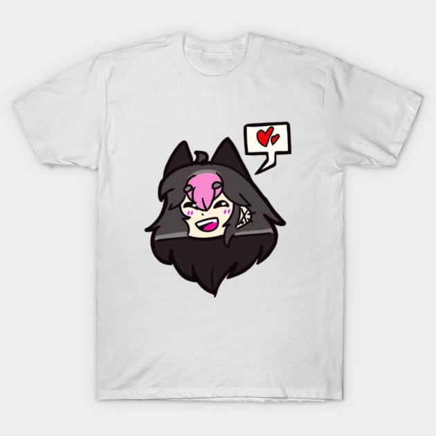 Kel "Chibi!" Speak Bubble Heart T-Shirt by Studio 20Bones